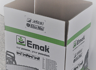 Single tile reinforced carton